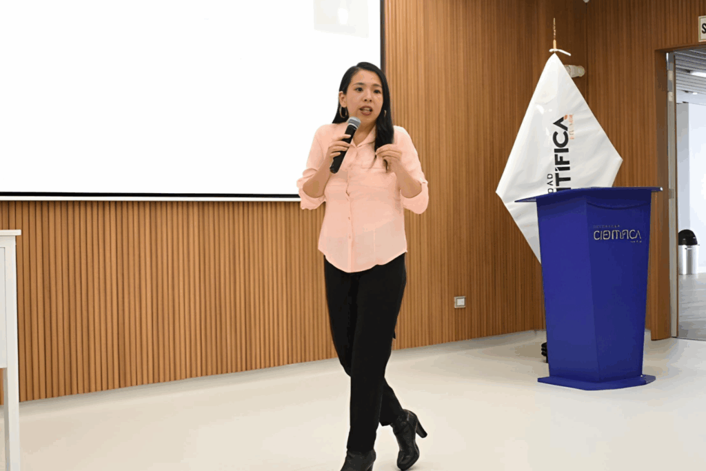 Erika Hernández Mejía en acción